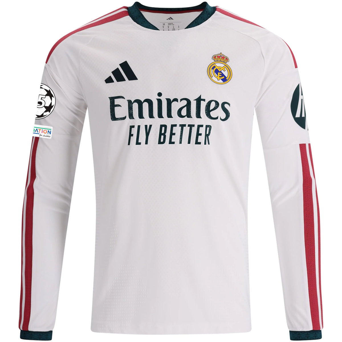 Authentic A. Carreras Real Madrid Long Sleeve Home Jersey 26/27
