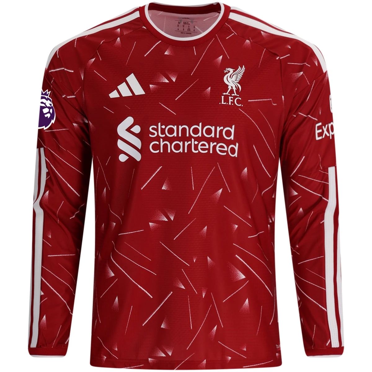 Authentic Barcola Liverpool Long Sleeve Home Jersey 26/27
