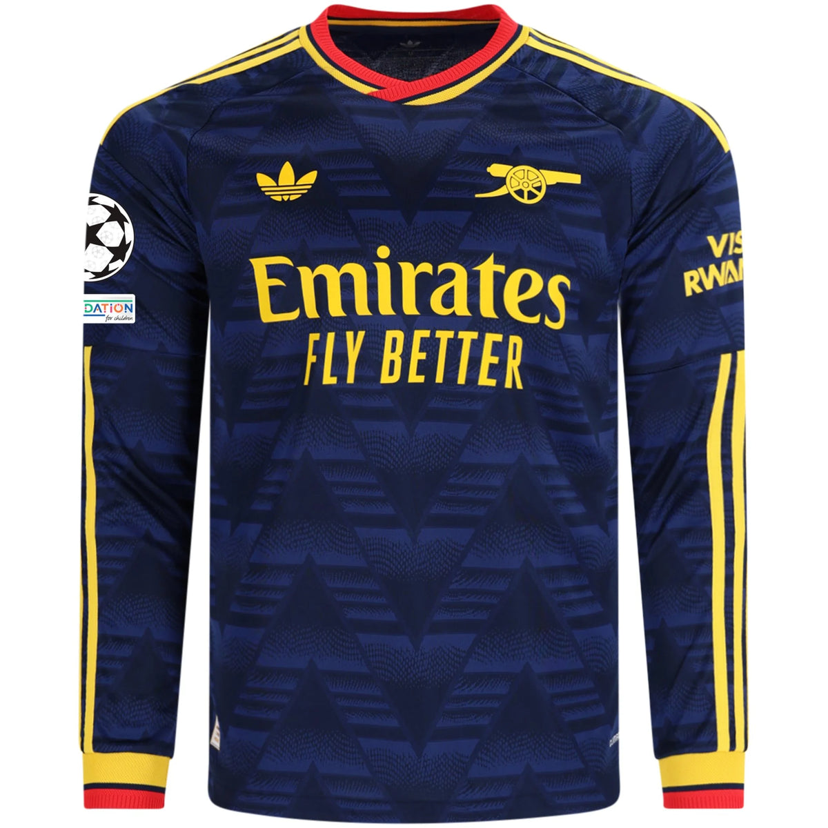 Authentic Arsenal Long Sleeve Away Jersey 26/27 UCL