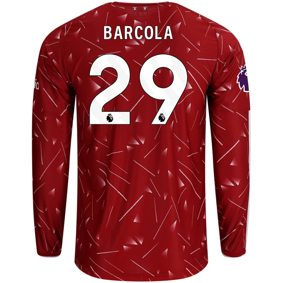 Authentic Barcola Liverpool Long Sleeve Home Jersey 26/27