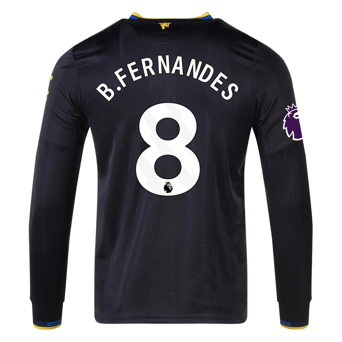 Authentic B. Fernandes Manchester United Long Sleeve Third Jersey 25/26