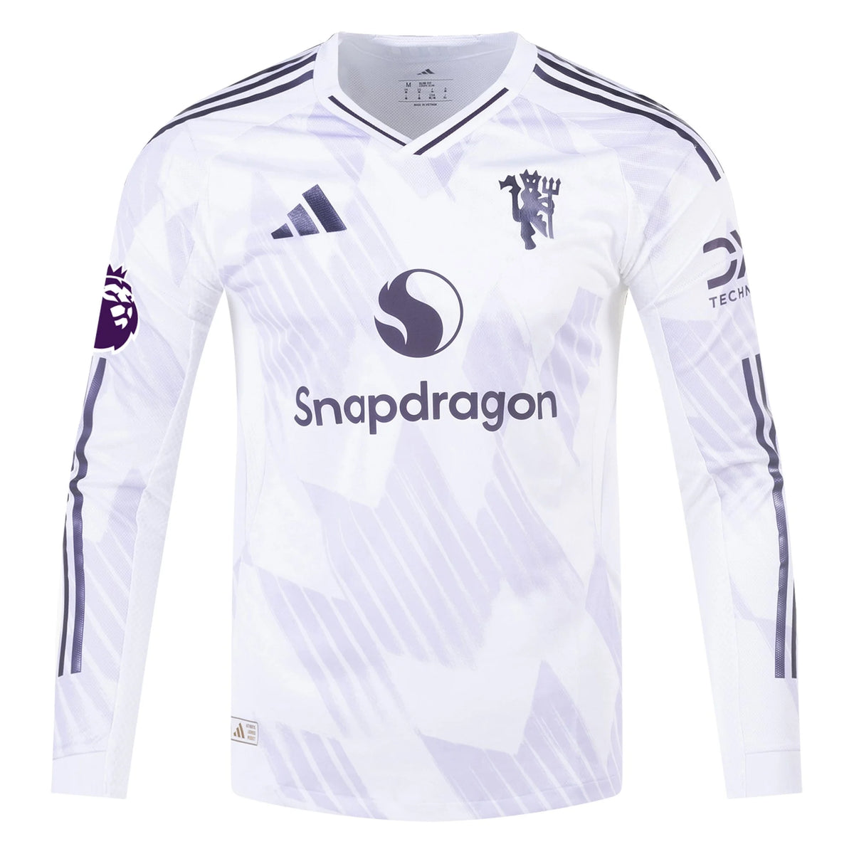 Authentic B. Fernandes Manchester United Long Sleeve Away Jersey 25/26